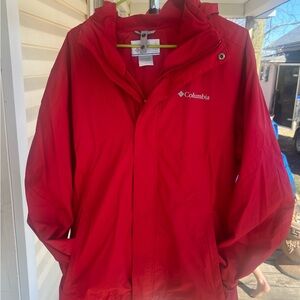 Columbia Vibrant Red Outdoor Jacket